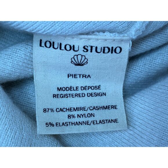 LouLou Studio Cream Cashmere Pullover Bodysuit Sweater Top Women's Size XS - Picture 4 of 9
